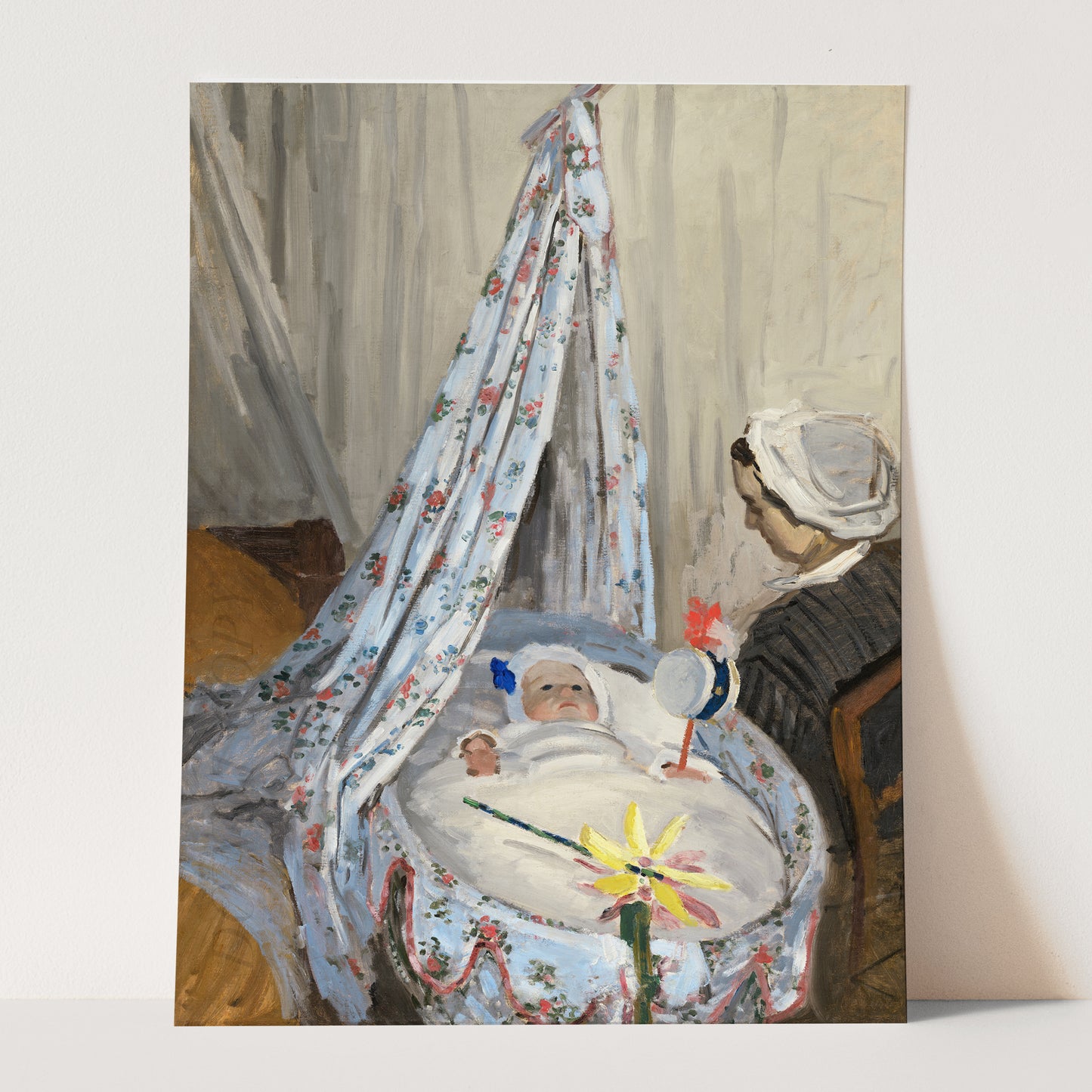 The Cradle, Camille with the Artist's Son Jean (1867) by Claude Monet