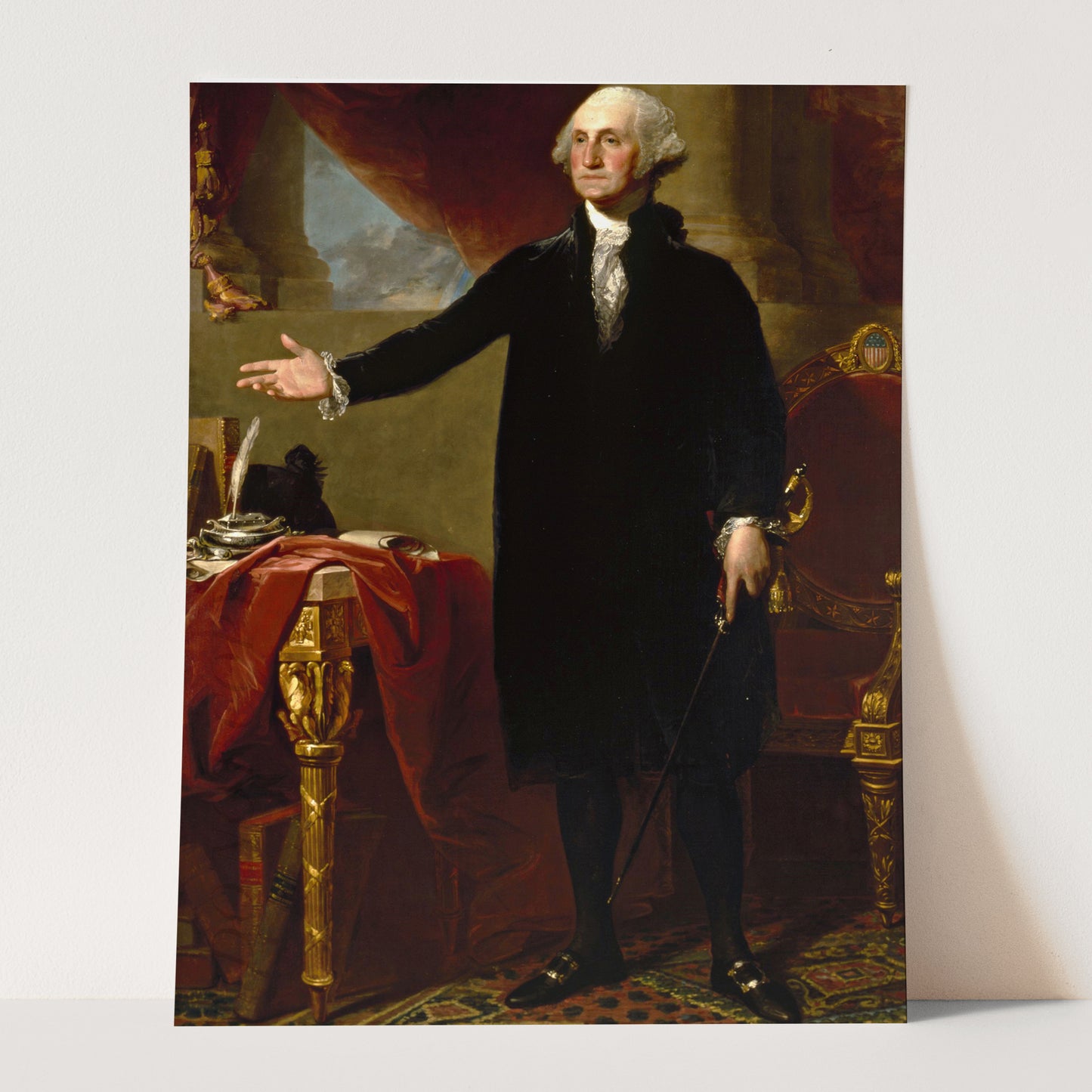 George Washington Lansdowne Portrait 1796 by Gilbert Stuart
