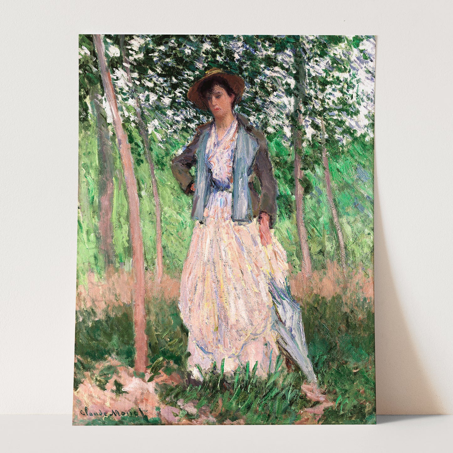 The Stroller (1887) by Claude Monet