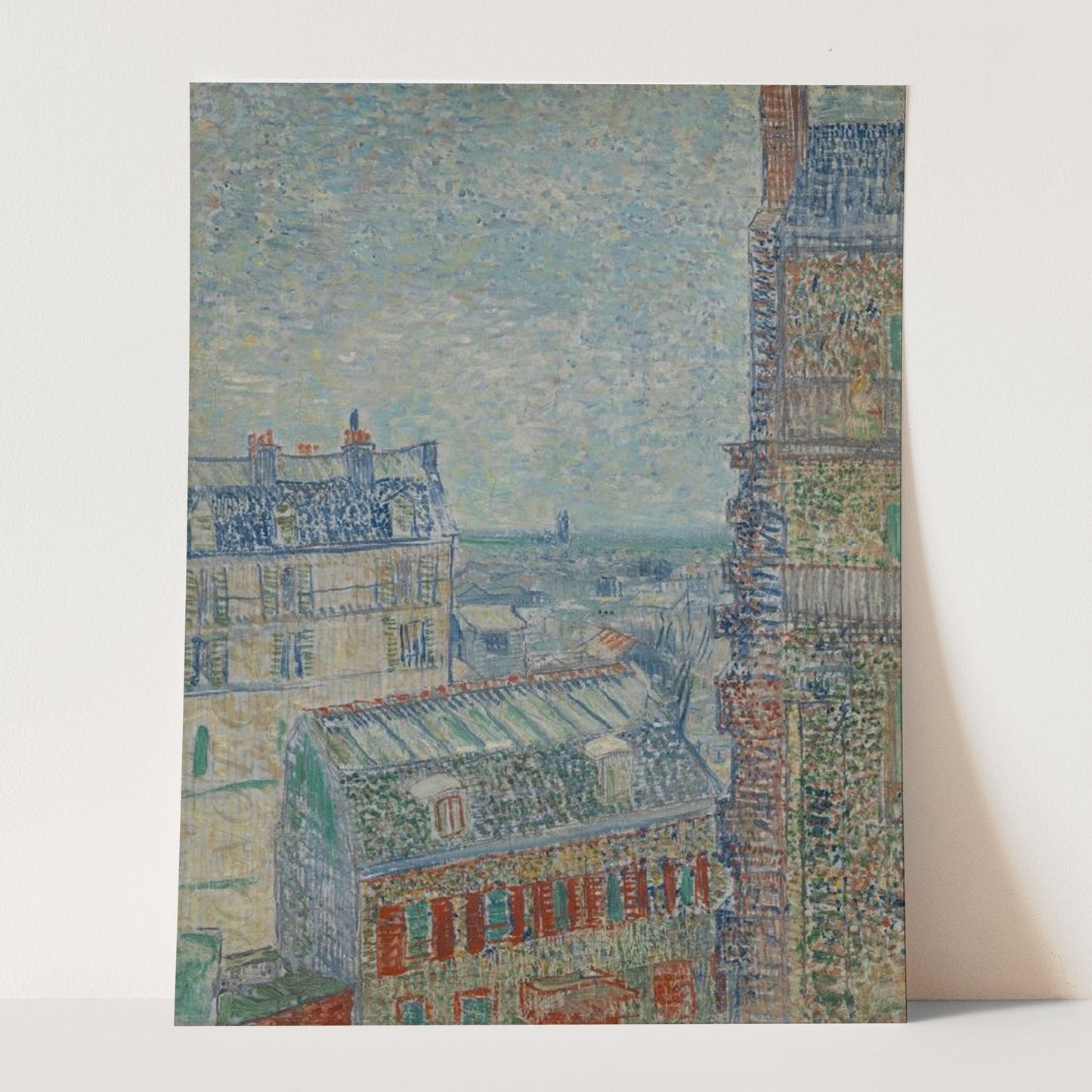 View from Theo's Apartment (1887) by Van Gogh
