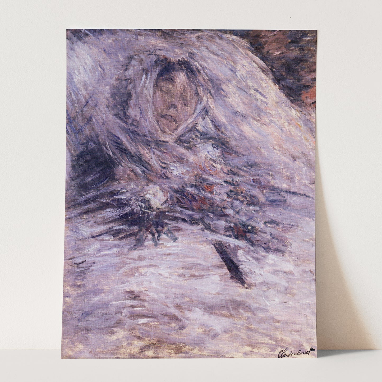 Camille Monet on Her Deathbed (1879) by Claude Monet