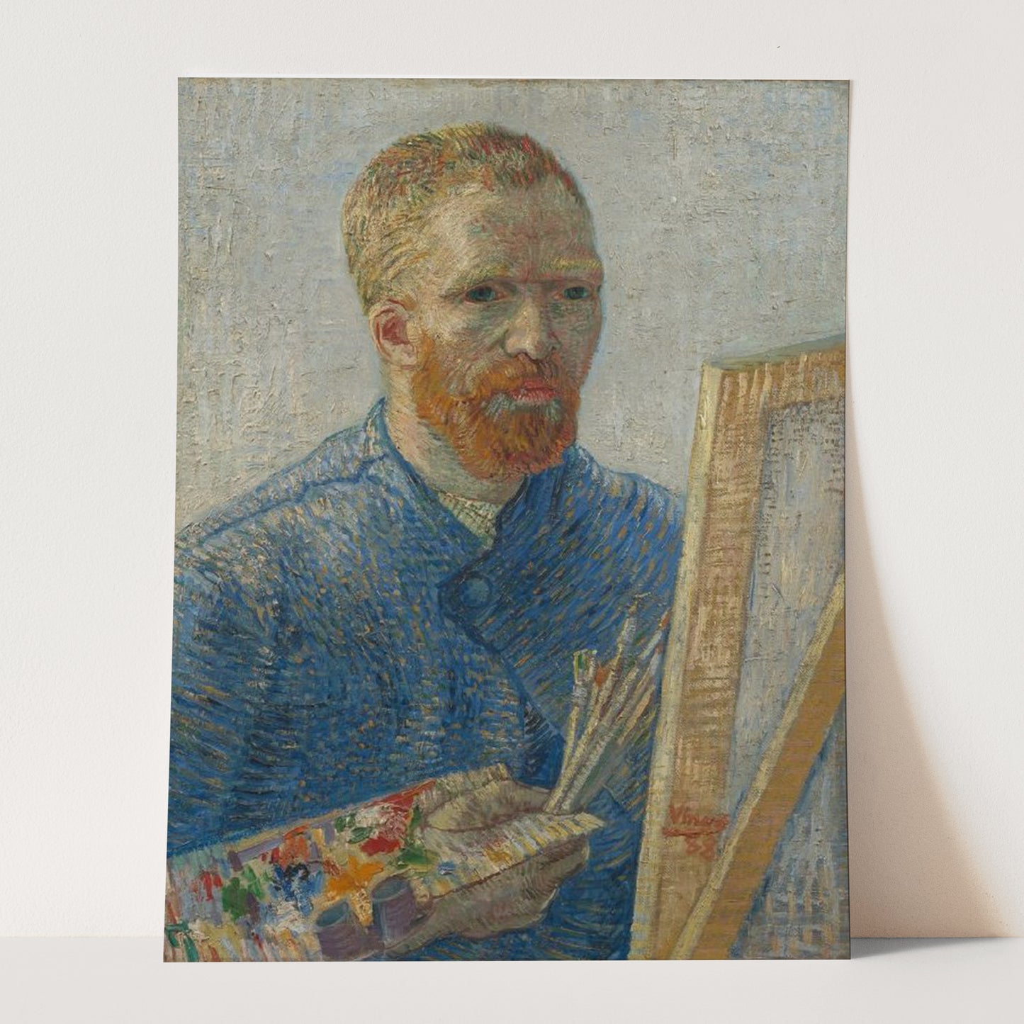 Self-Portrait as a Painter (1888) by Van Gogh