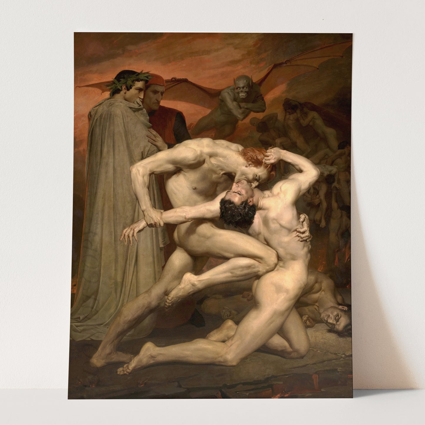 Dante and Virgil in Hell by William-Adolphe Bouguereau