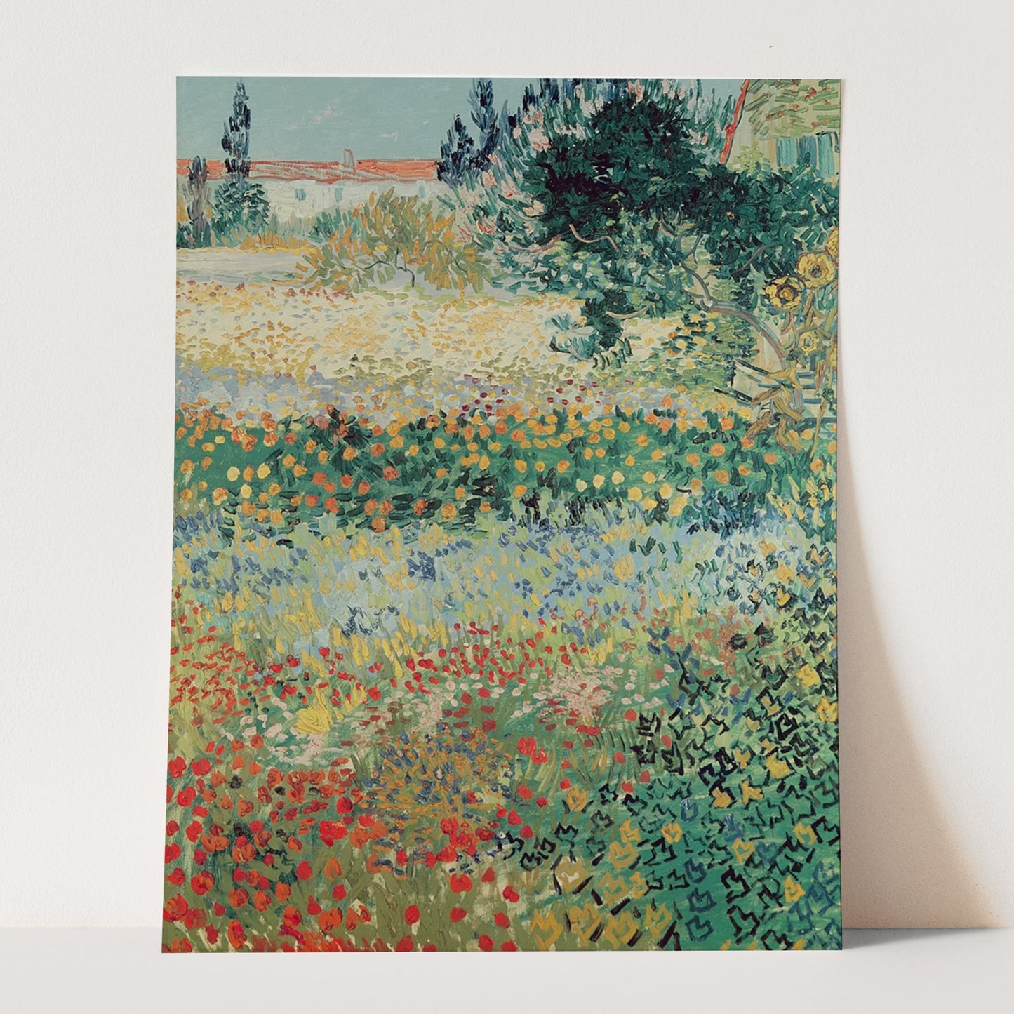Garden In Bloom At Arles by Van Gogh