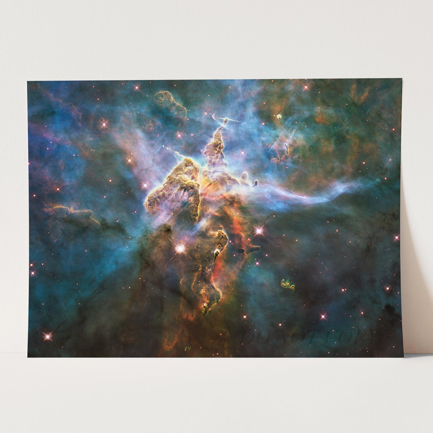 Mystic Mountain in Carina Nebula (NASA Hubble Space Telescope)