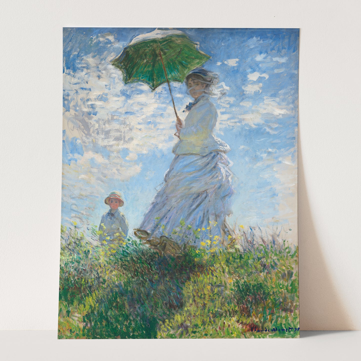 Woman with a Parasol (1875) by Claude Monet