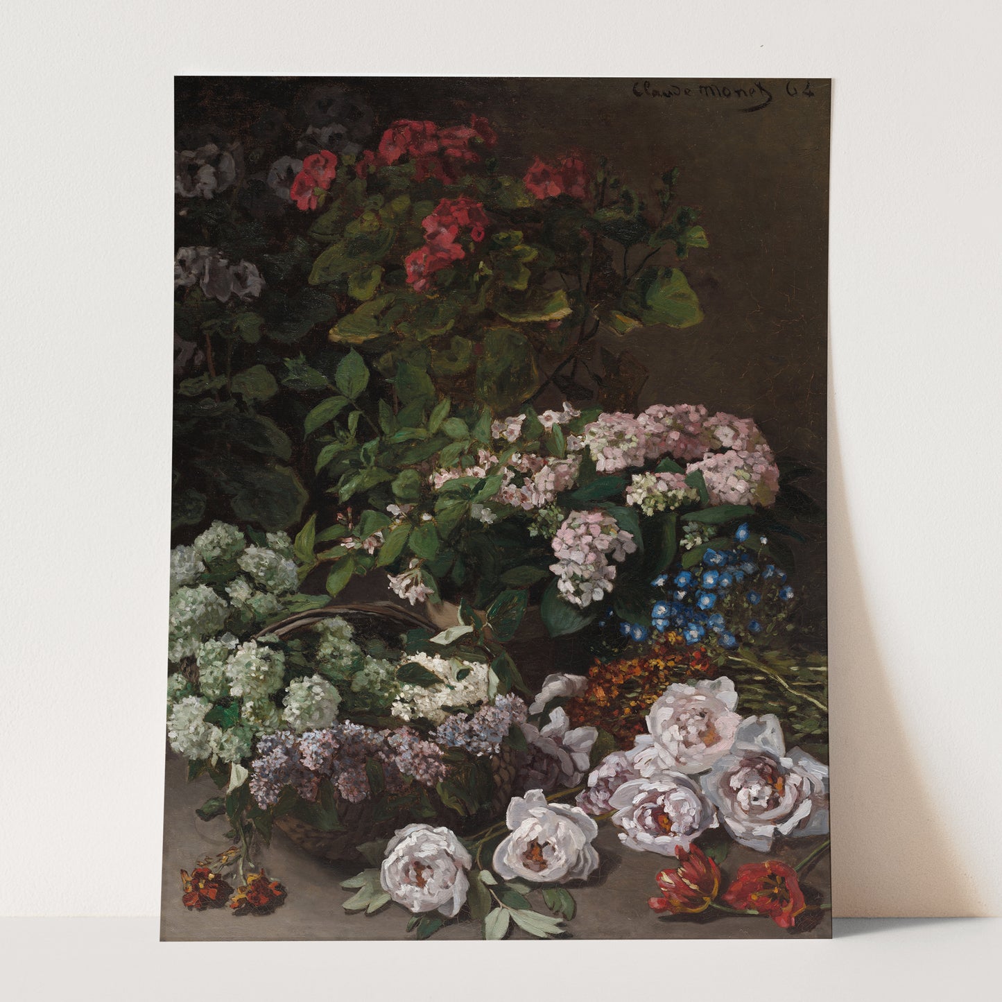 Spring Flowers (1864) by Claude Monet