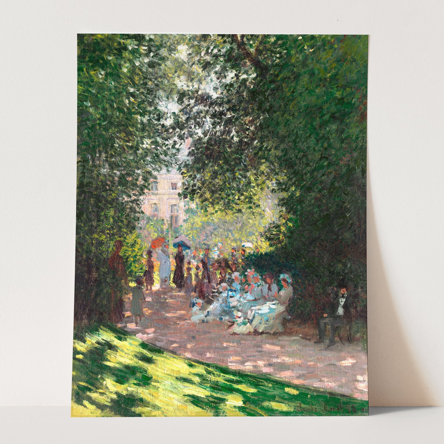 The Parc Monceau (1878) by Claude Monet