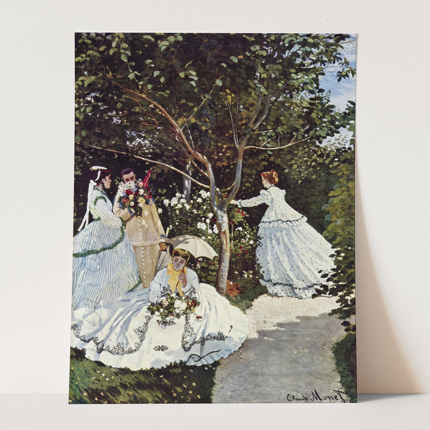 Women in the Garden (1866) by Claude Monet
