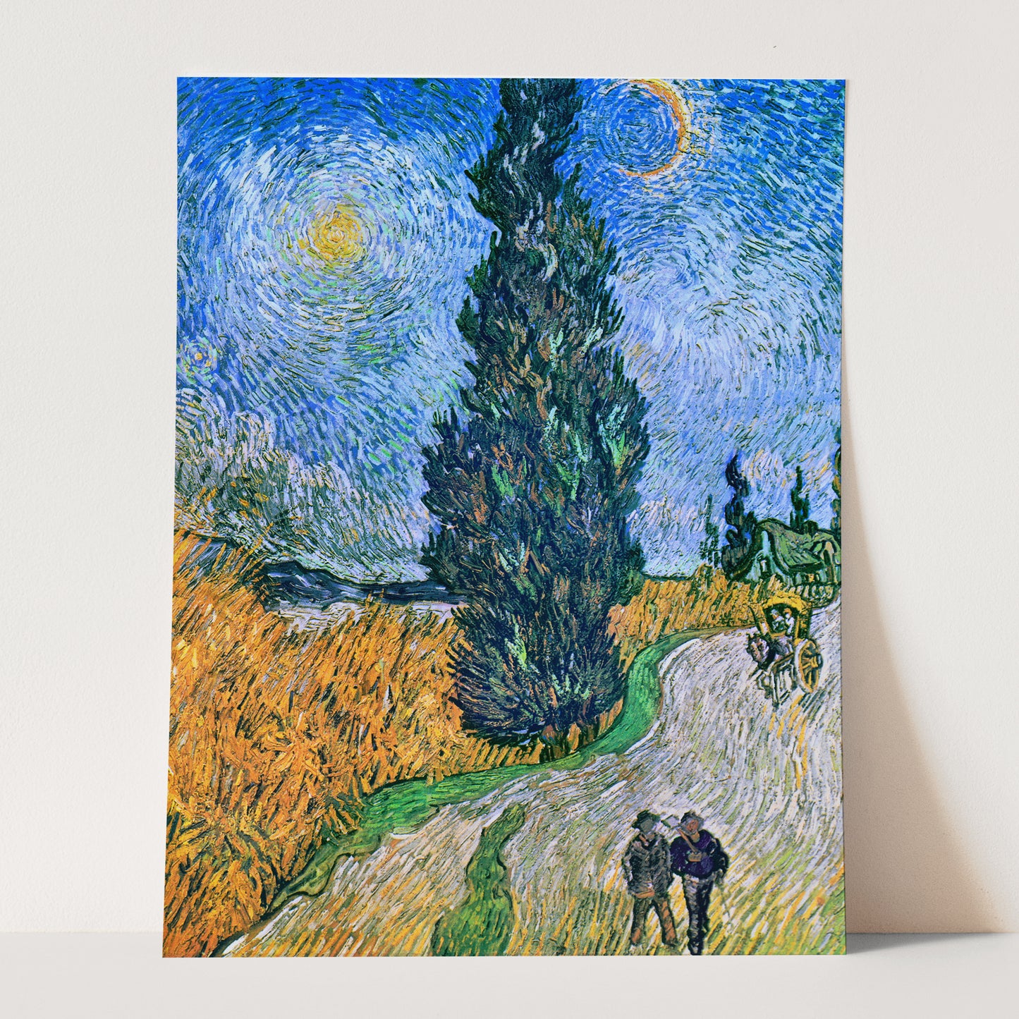 Road with Cypress and Star (1890) by Van Gogh