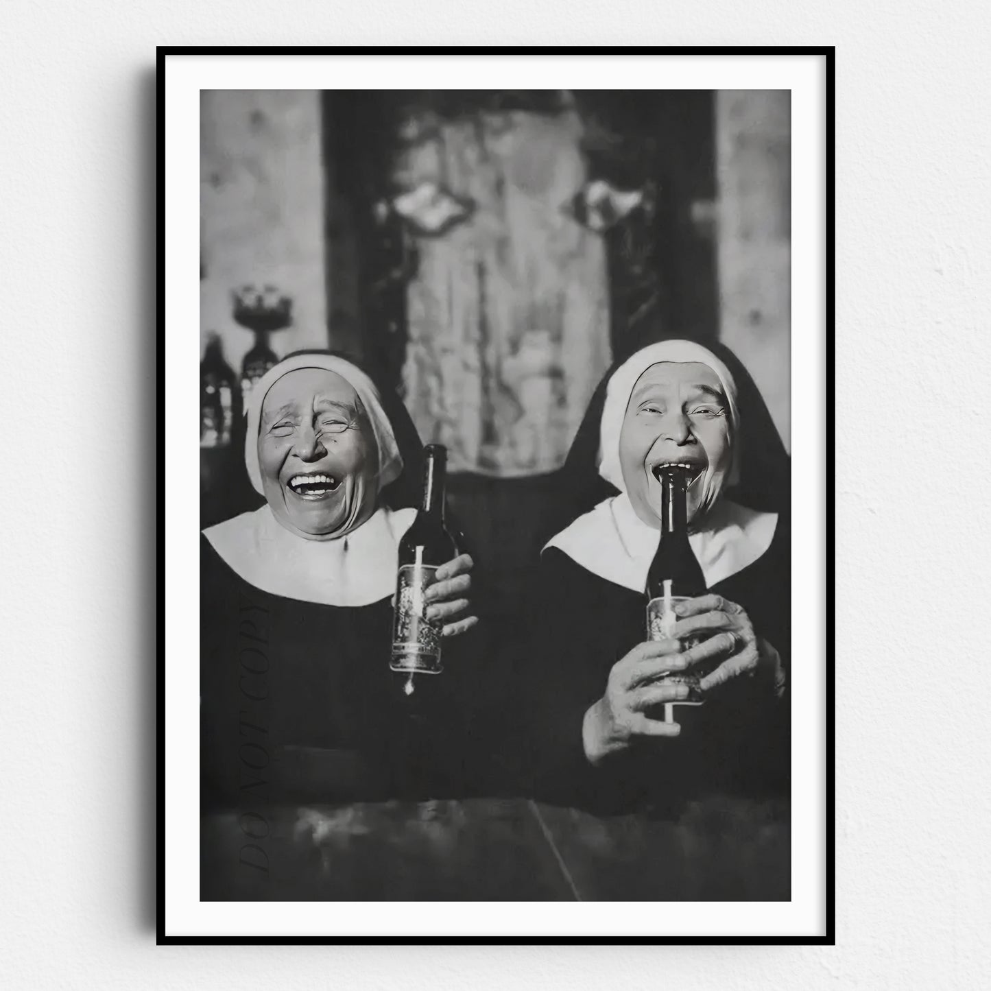 Nuns Drinking Wine