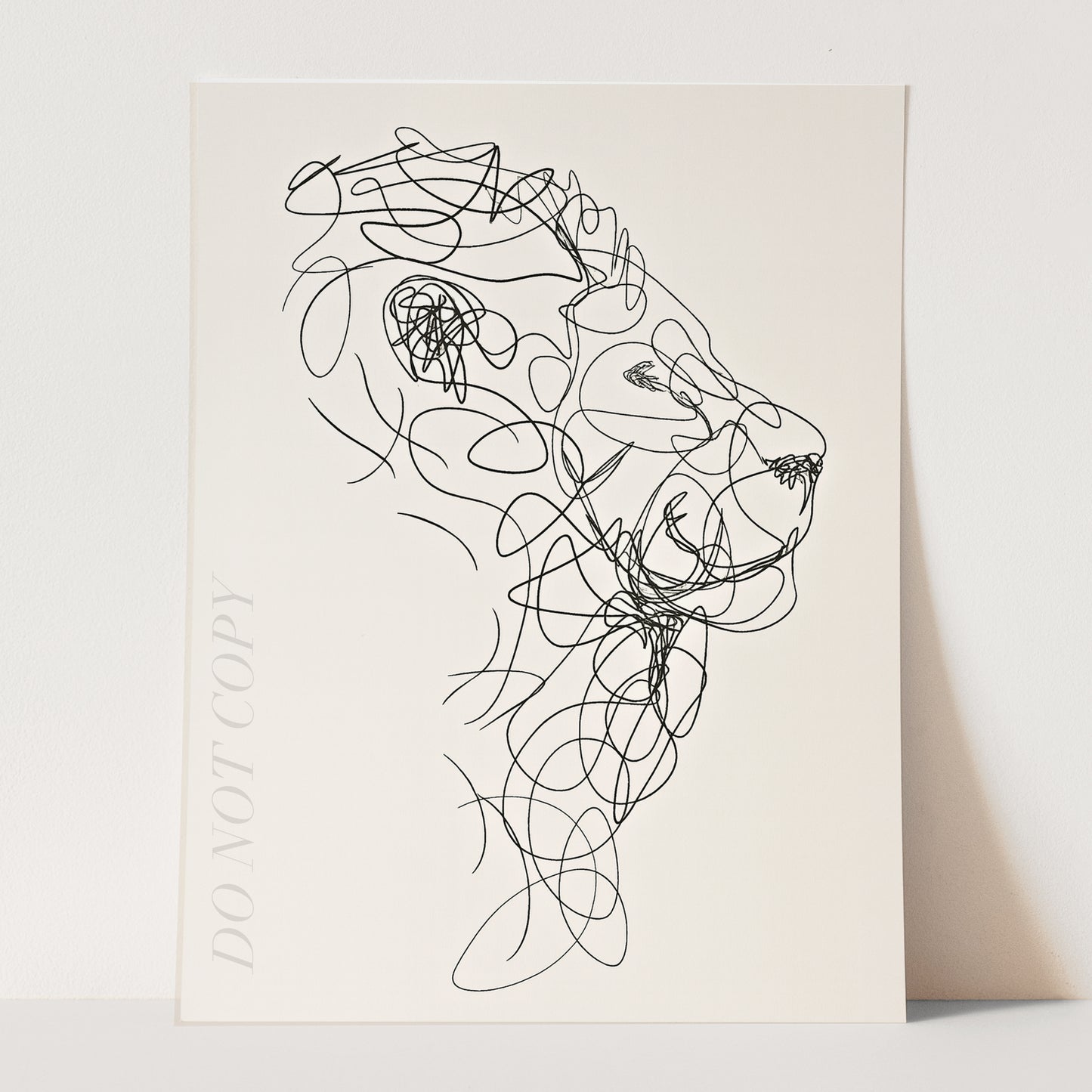 Lion Line Art