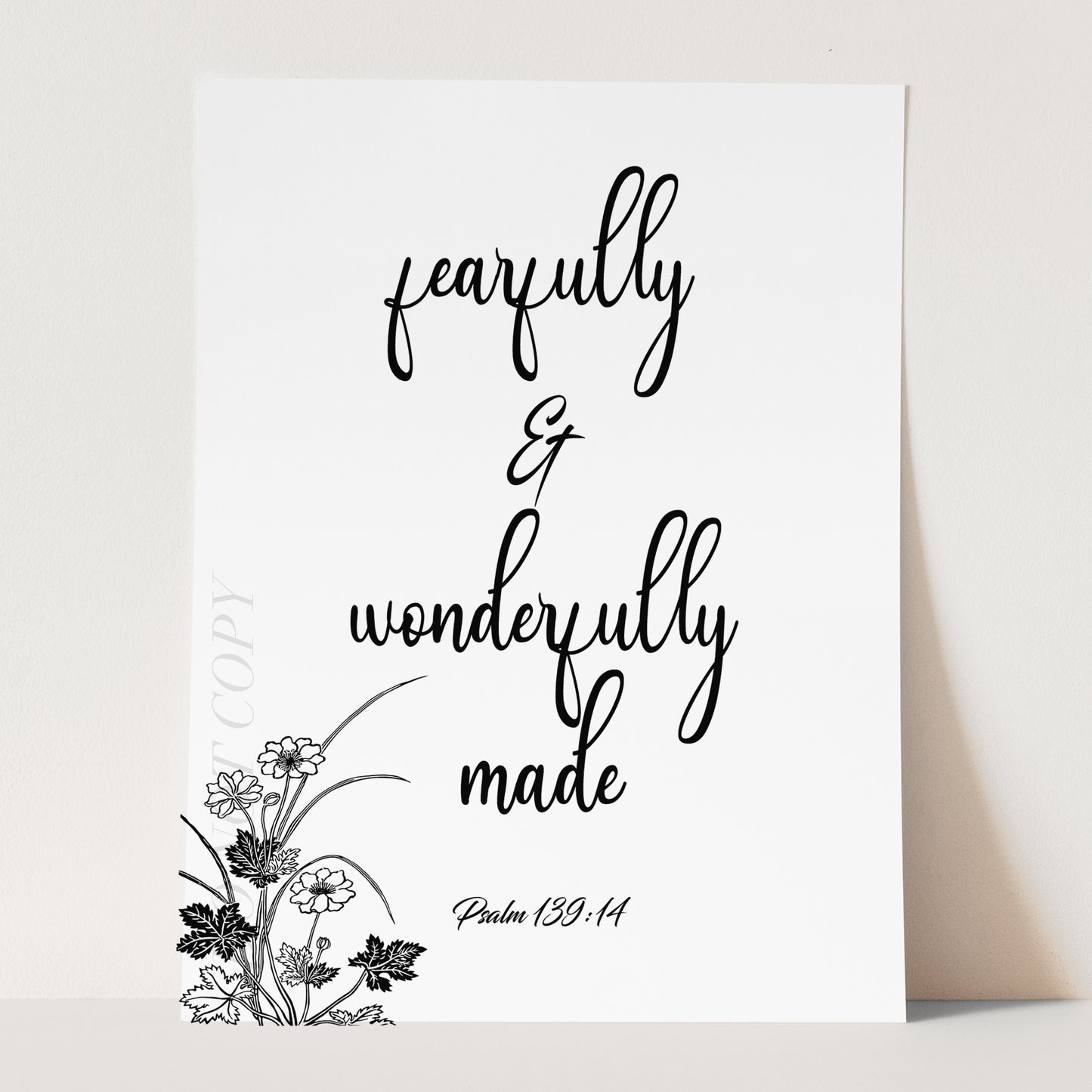Fearfully And Wonderfully Made - Psalm 139:14