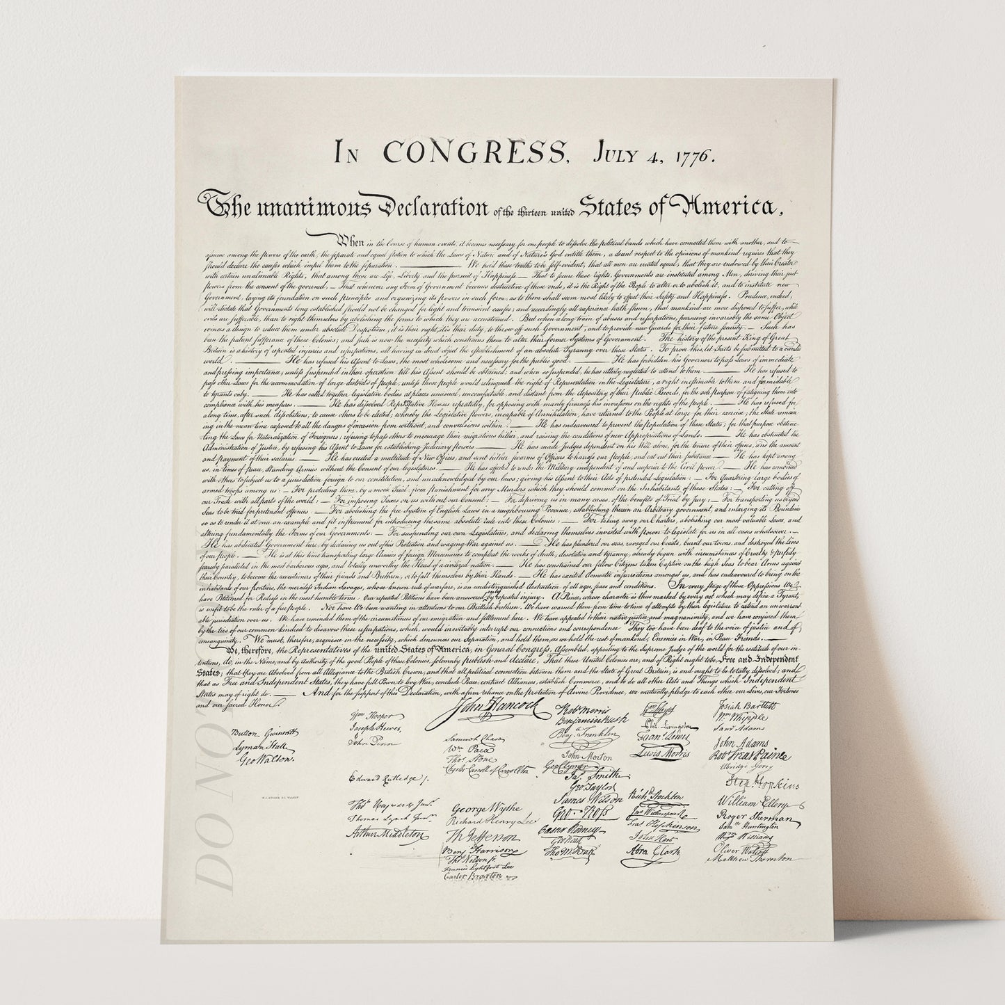 Declaration Of Independence
