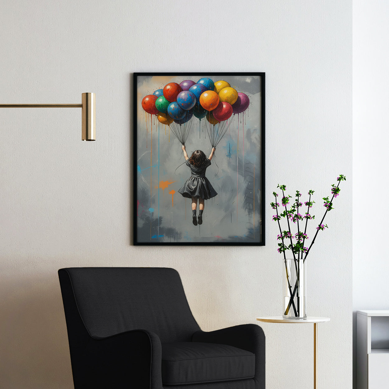 Holding On To Balloons Banksy
