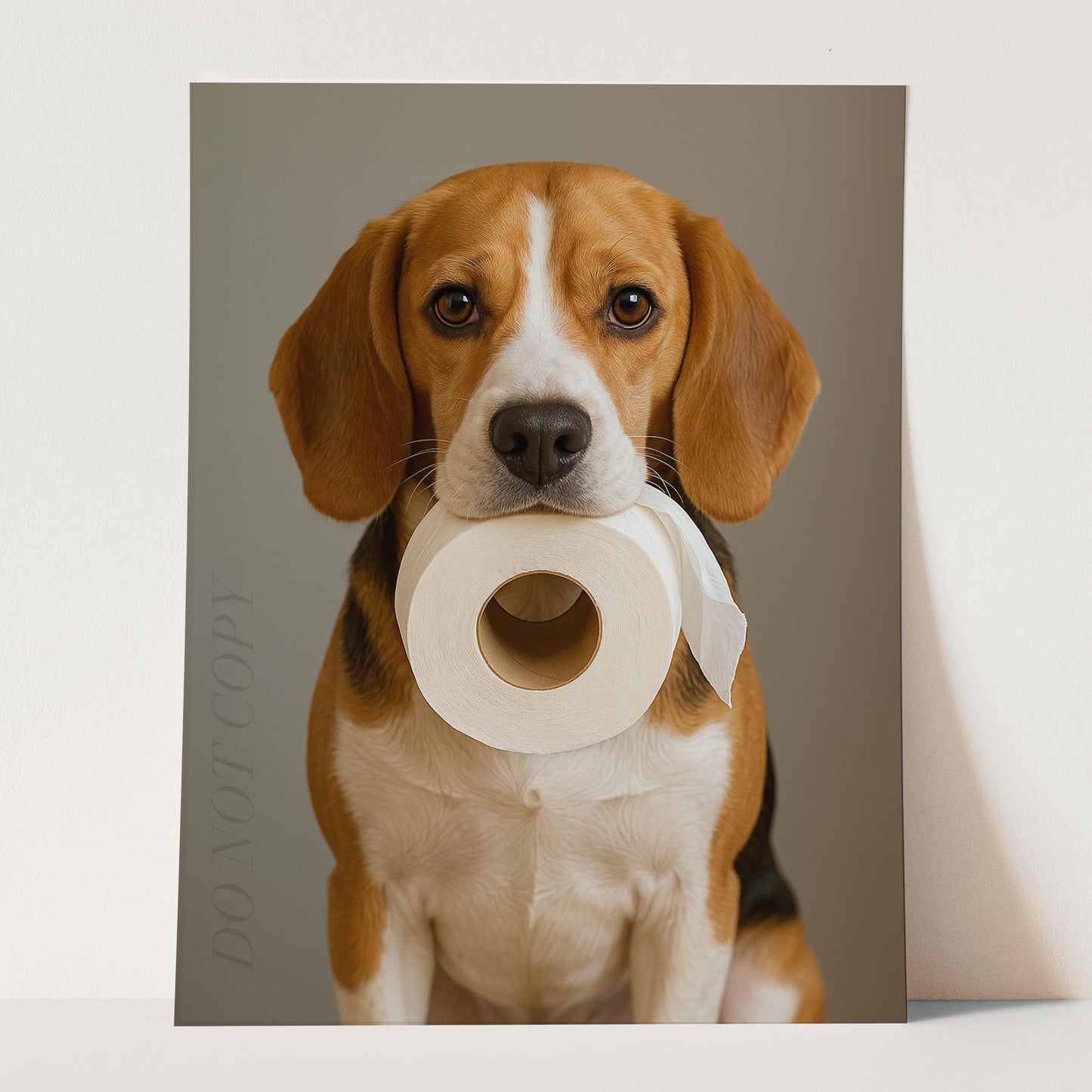 Beagle Dog Toilet Paper