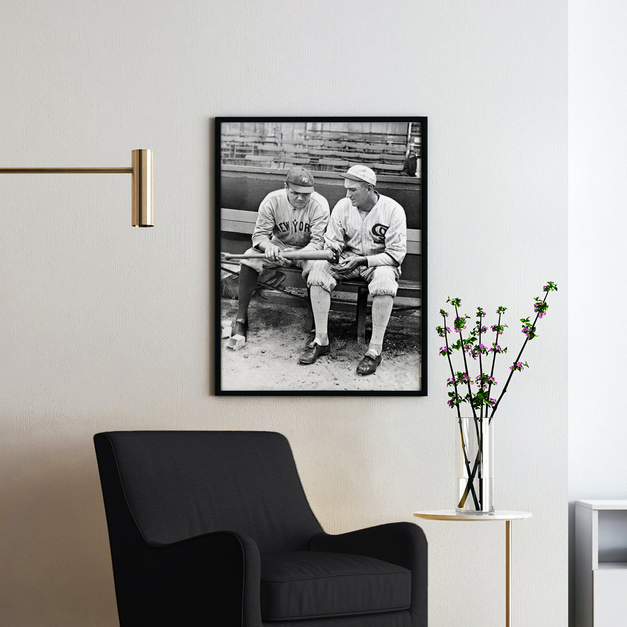 Babe Ruth & Shoeless Joe Jackson