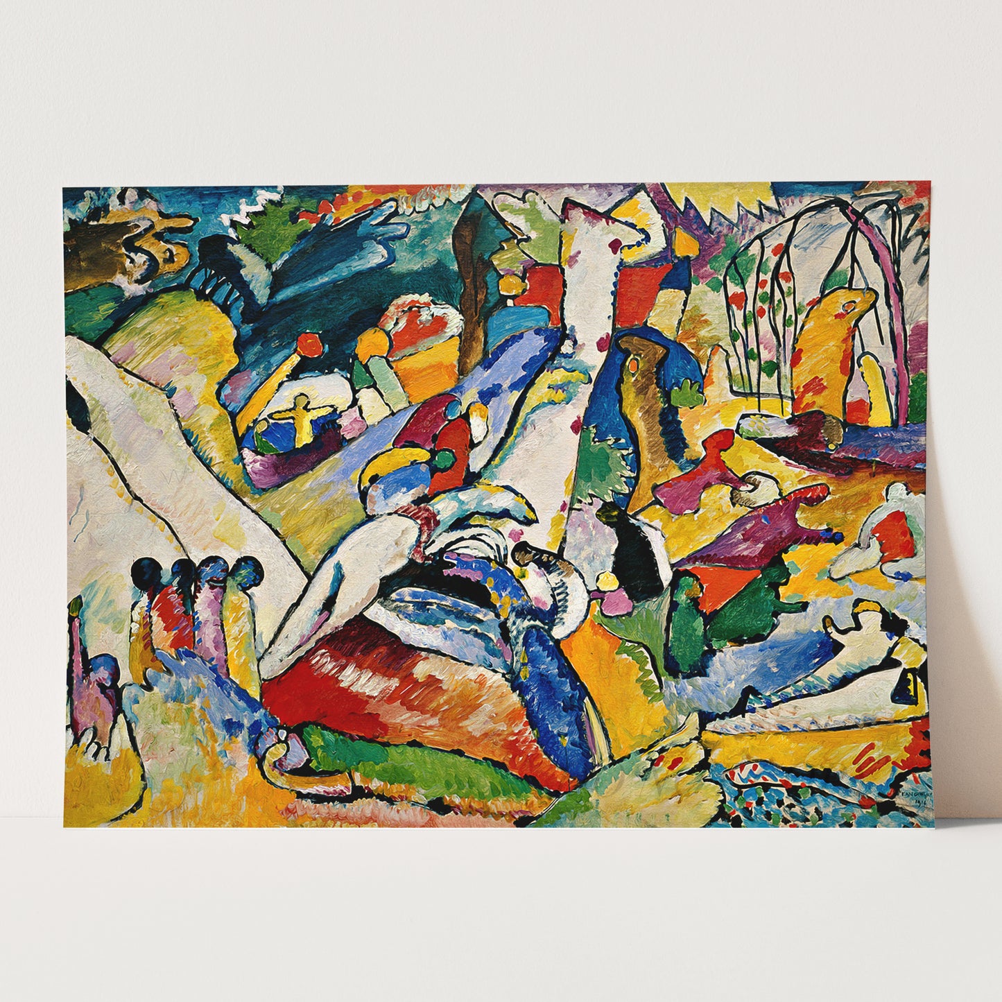Sketch for Composition II by Wassily Kandinsky