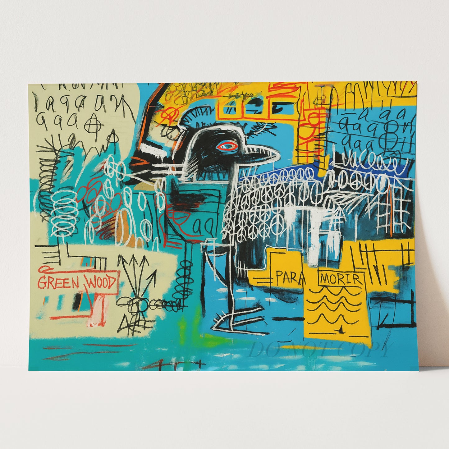 Basquiat Bird on Money