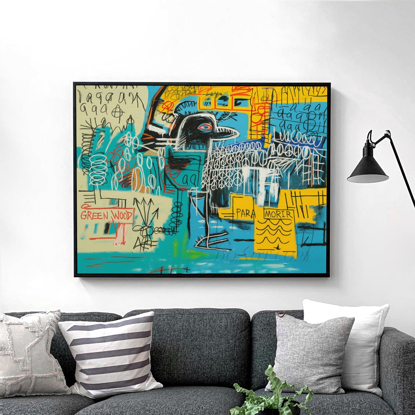 Basquiat Bird on Money