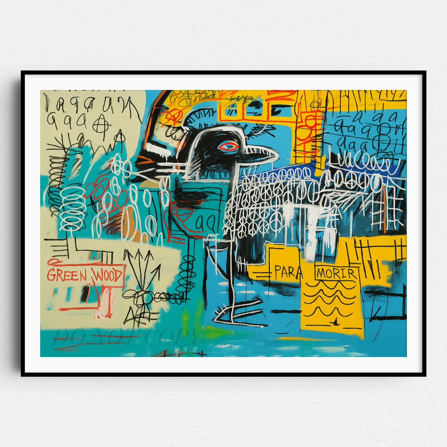 Basquiat Bird on Money