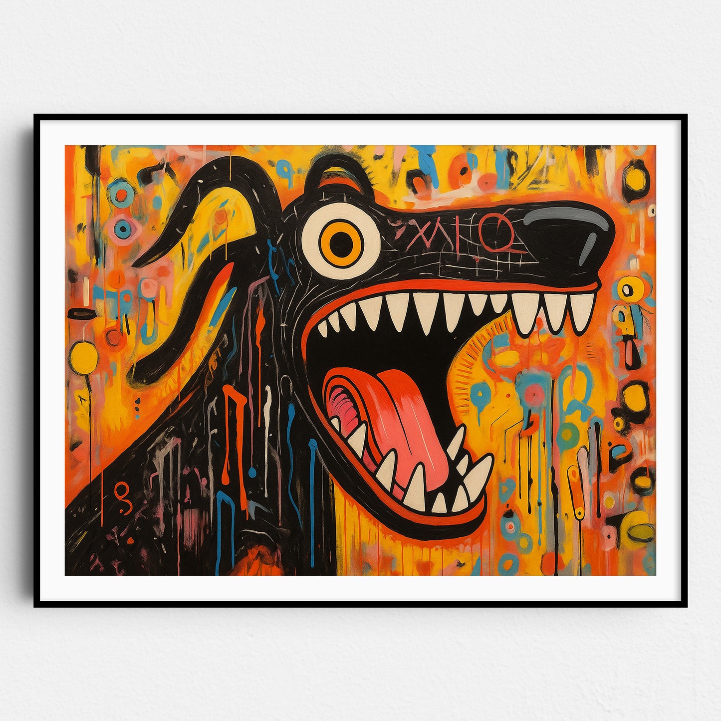 Graffiti Abstract Dog