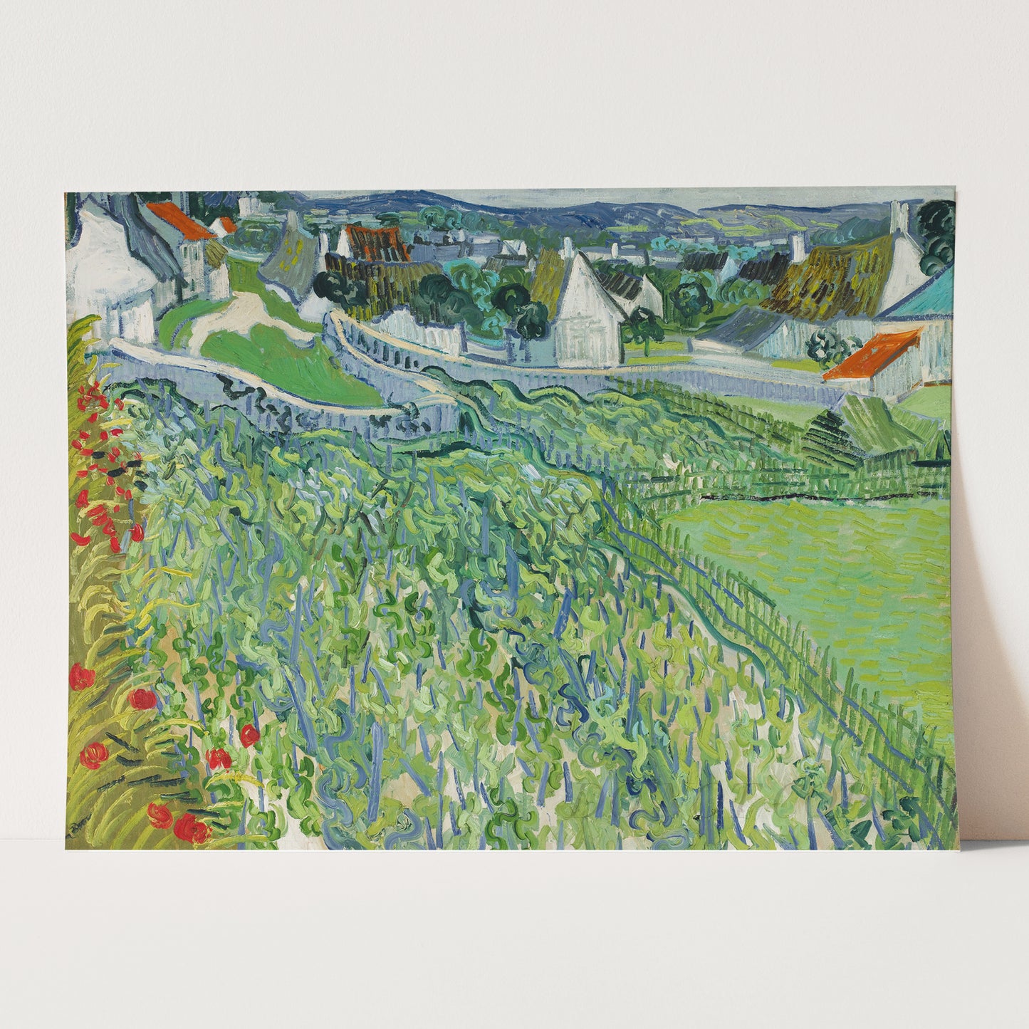 Vineyards at Auvers (1890) by Van Gogh