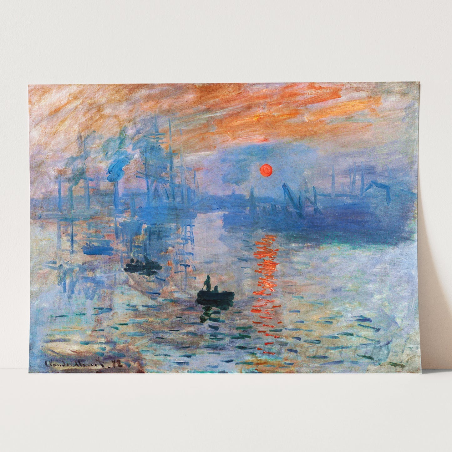 Sunrise - Impression (1872) by Claude Monet