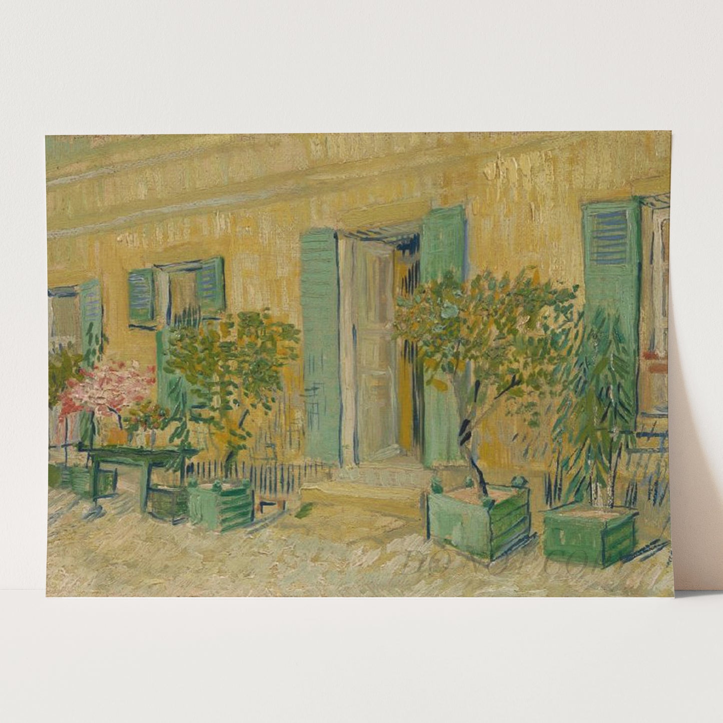 Exterior of a Restaurant in Asnières (1887) by Van Gogh