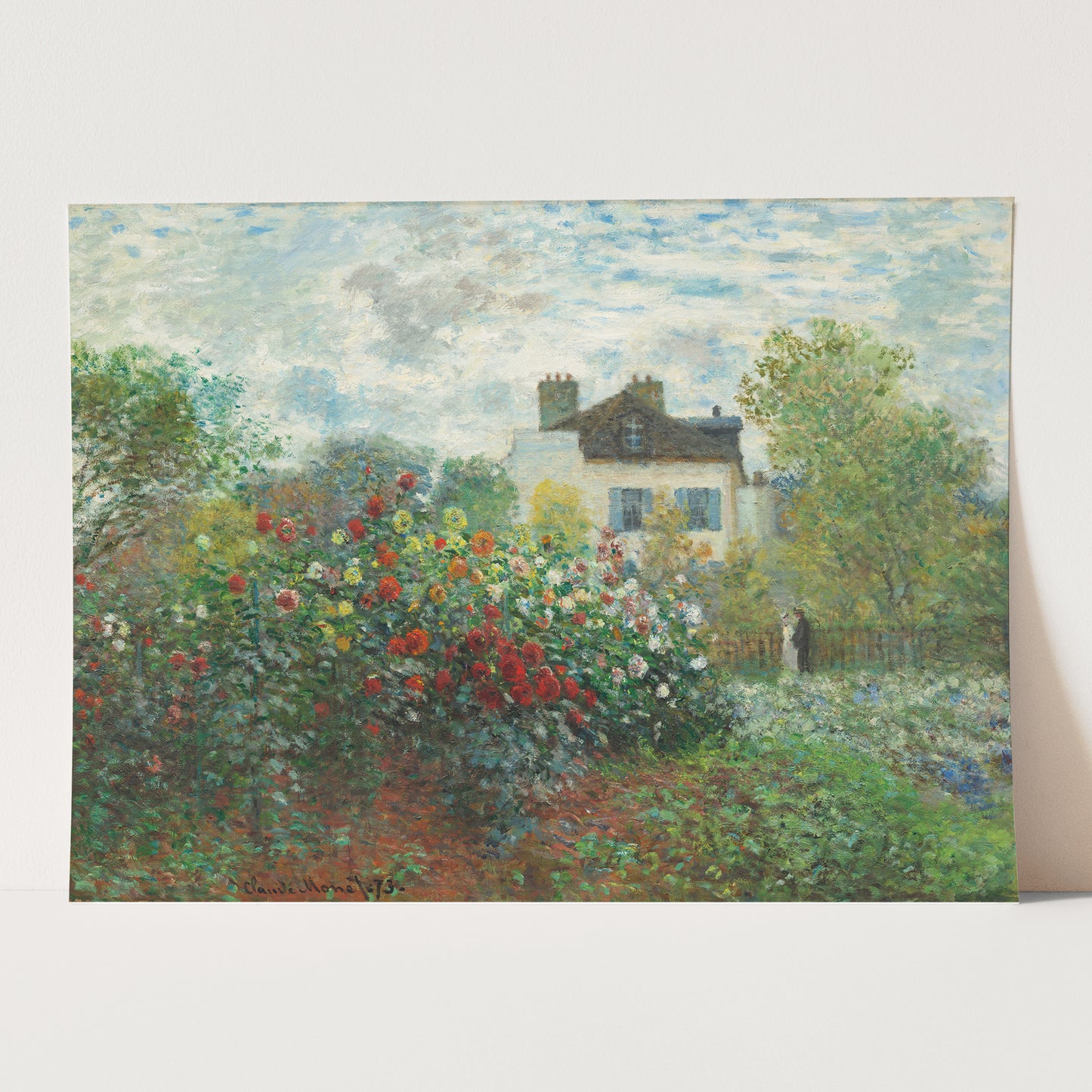 The Artist's Garden in Argenteuil (1873) by Claude Monet