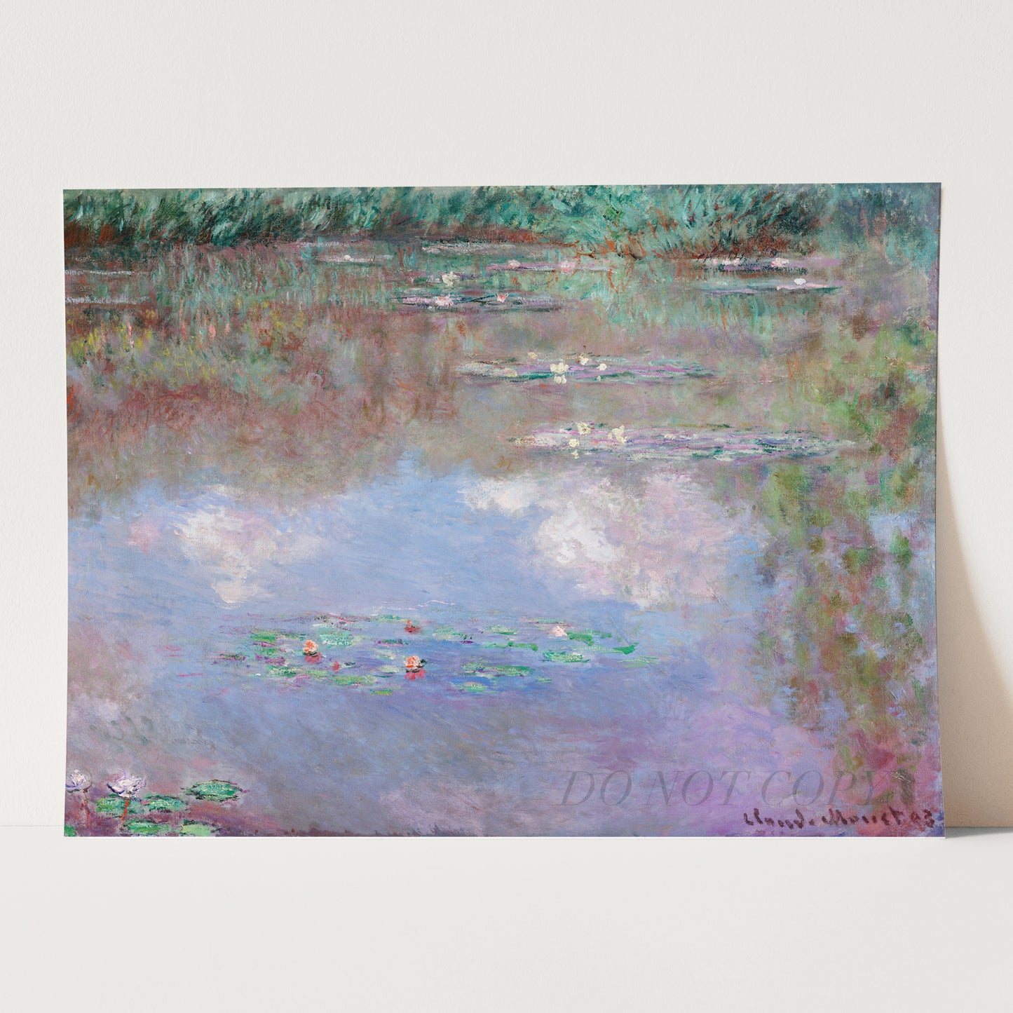 The Water Lily Pond (Clouds) (1903) by Claude Monet