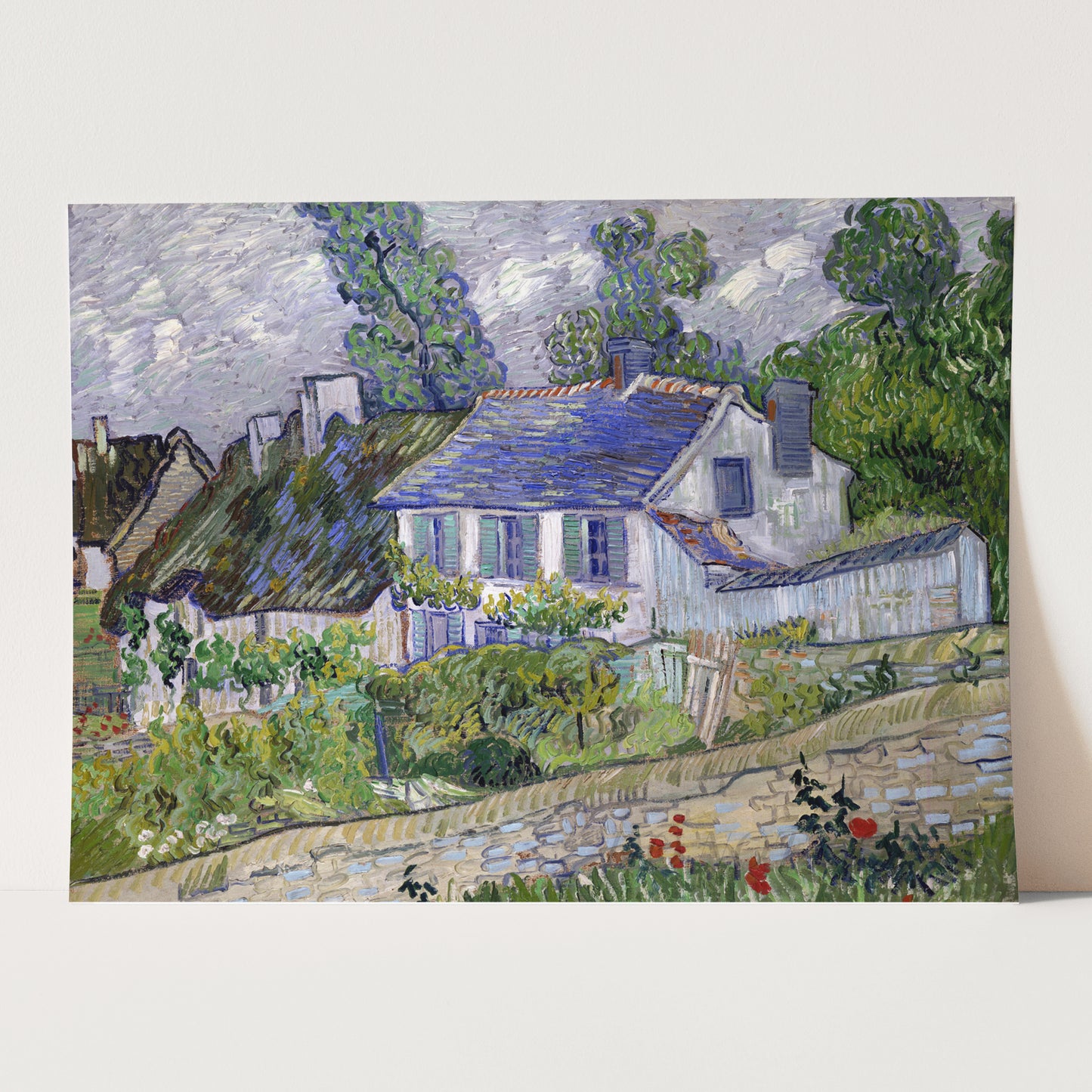 Houses at Auvers (1890) by Van Gogh