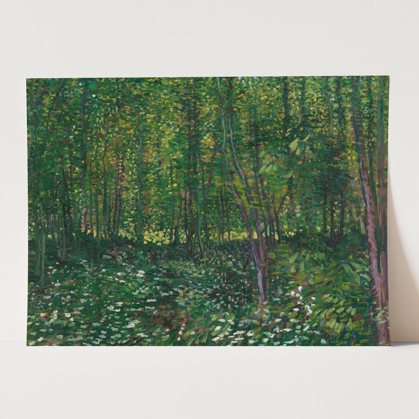 Trees and Undergrowth (1887) by Van Gogh