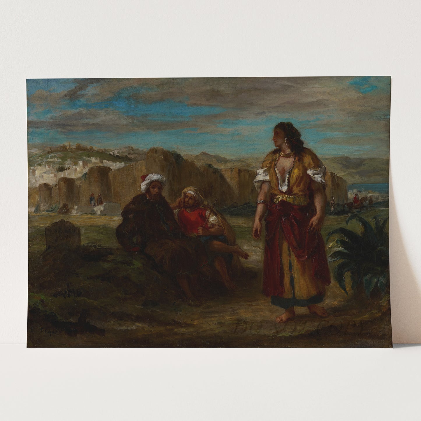 View of Tangier (1853) by Eugène Delacroix