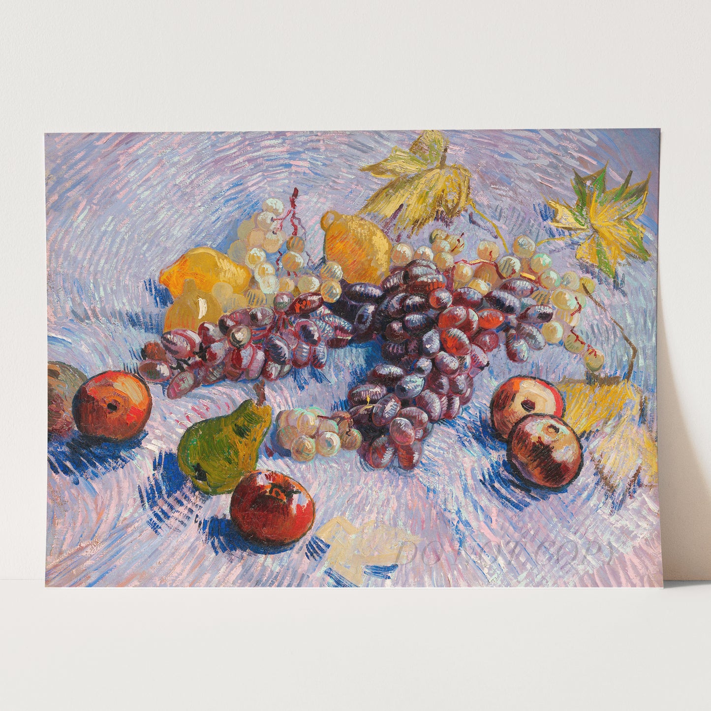 Grapes, Lemons, Pears, and Apples (1887) by Van Gogh