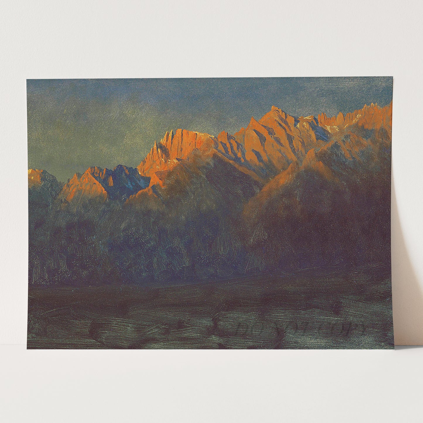 Sunrise in the Sierras (1872) by Albert Bierstadt