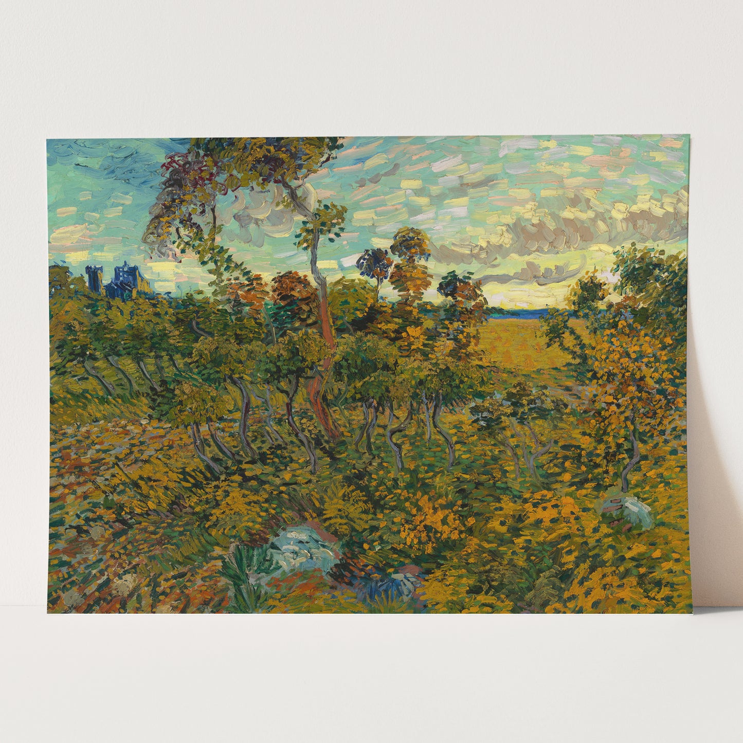 Sunset at Montmajour (1888) Van Gogh
