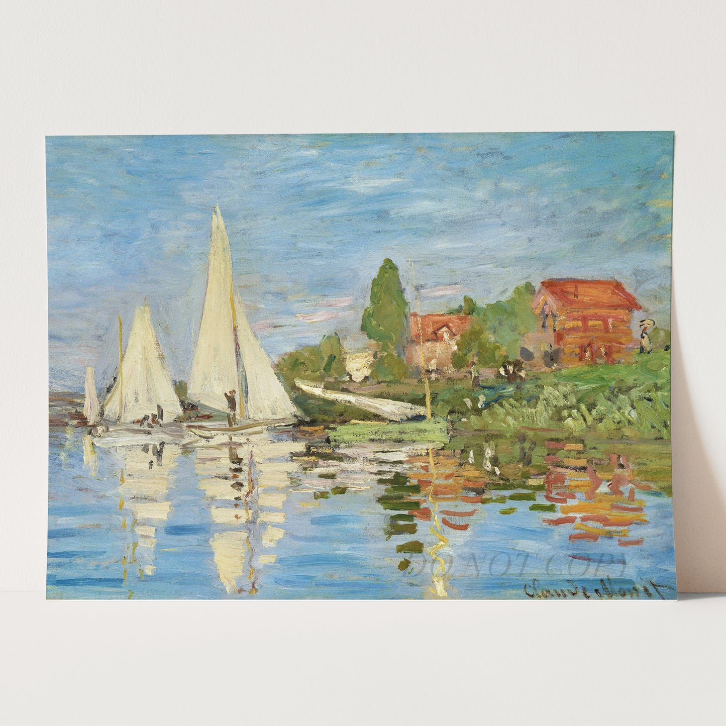 Regattas at Argenteuil (1872) by Claude Monet
