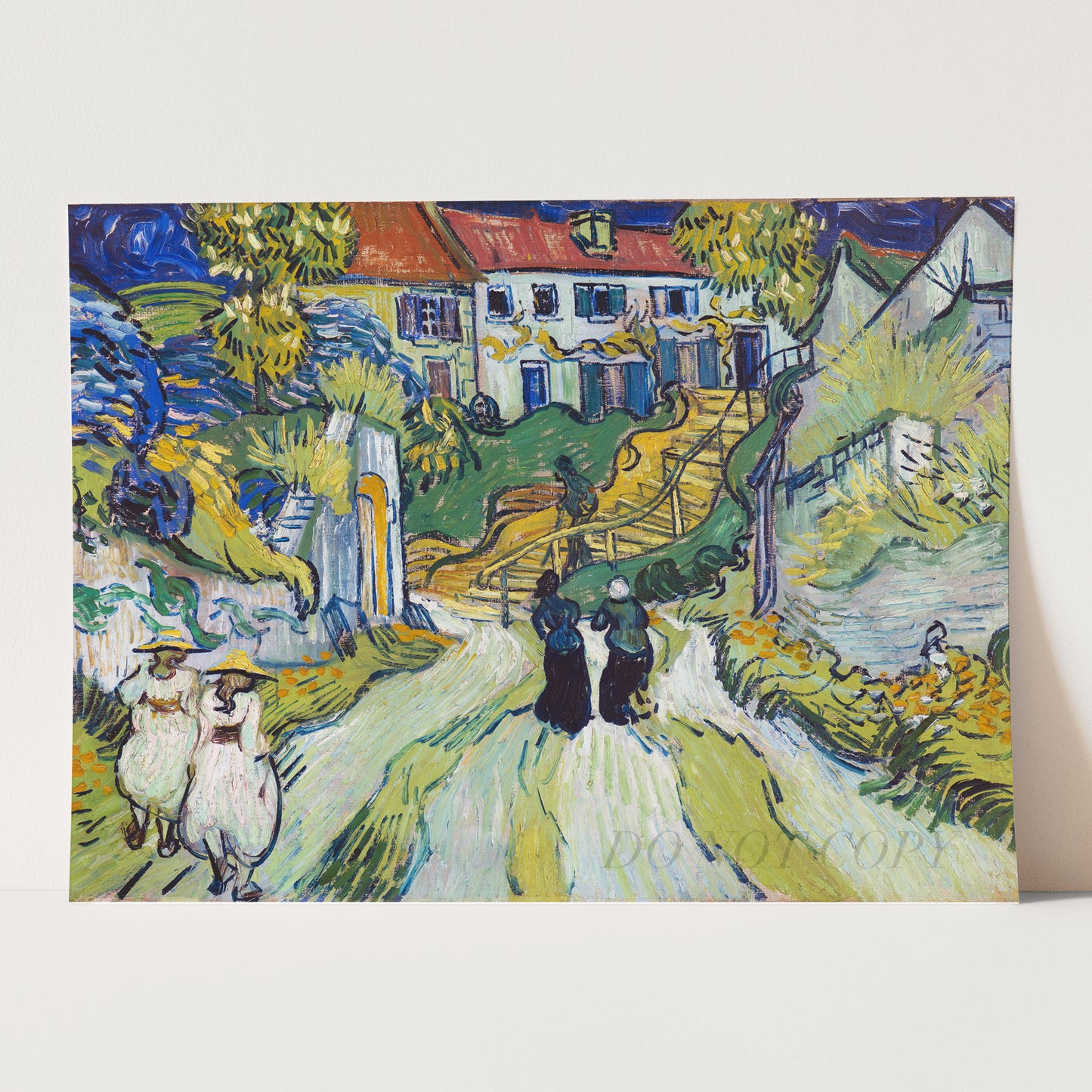Stairway at Auvers (1890) by Van Gogh