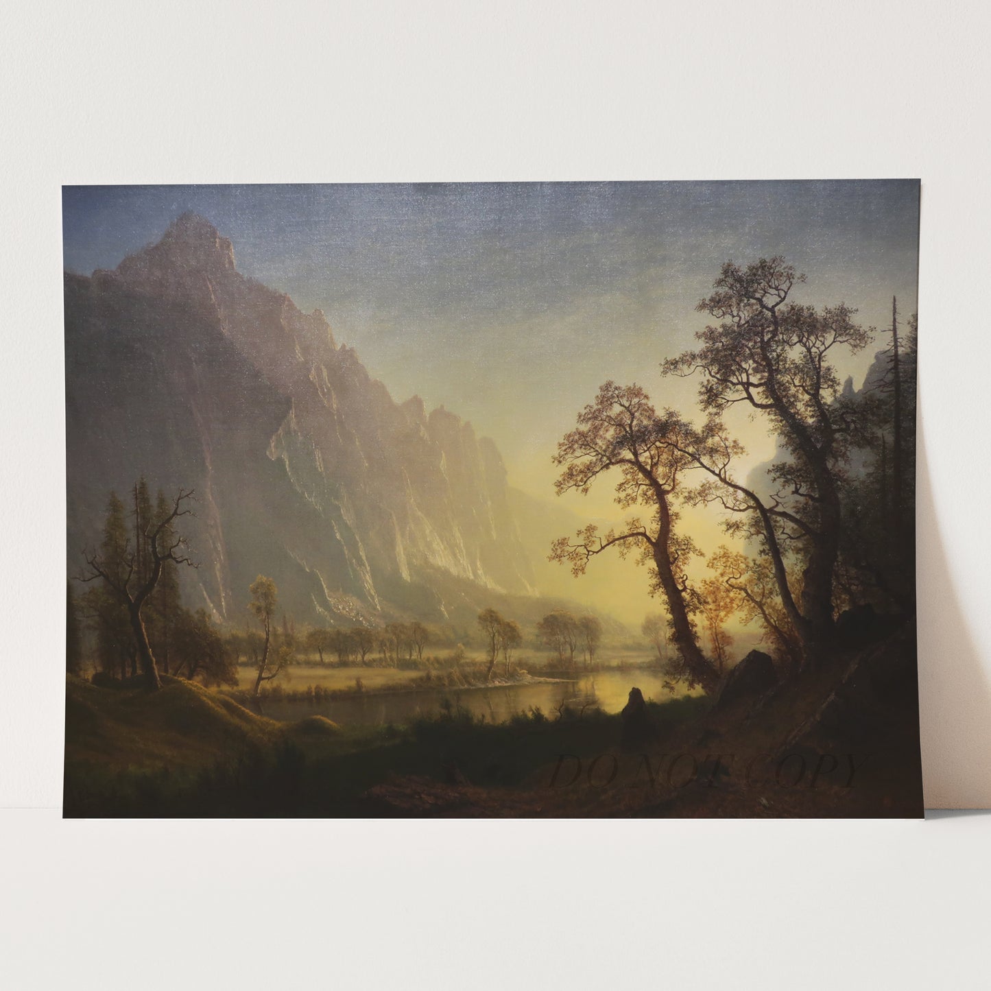 Sunrise, Yosemite Valley (1870) by Albert Bierstadt