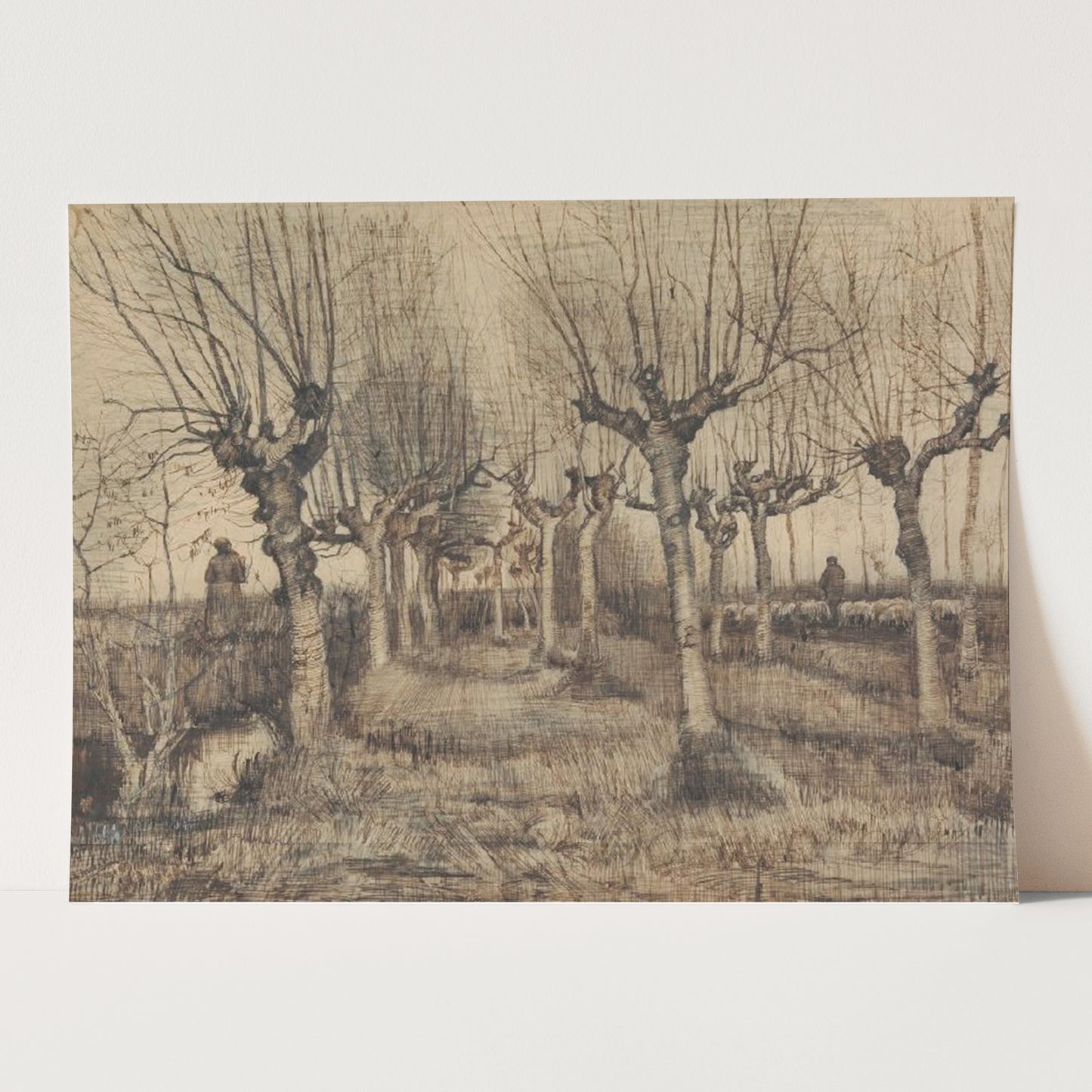 Pollard Birches (1884) by Van Gogh