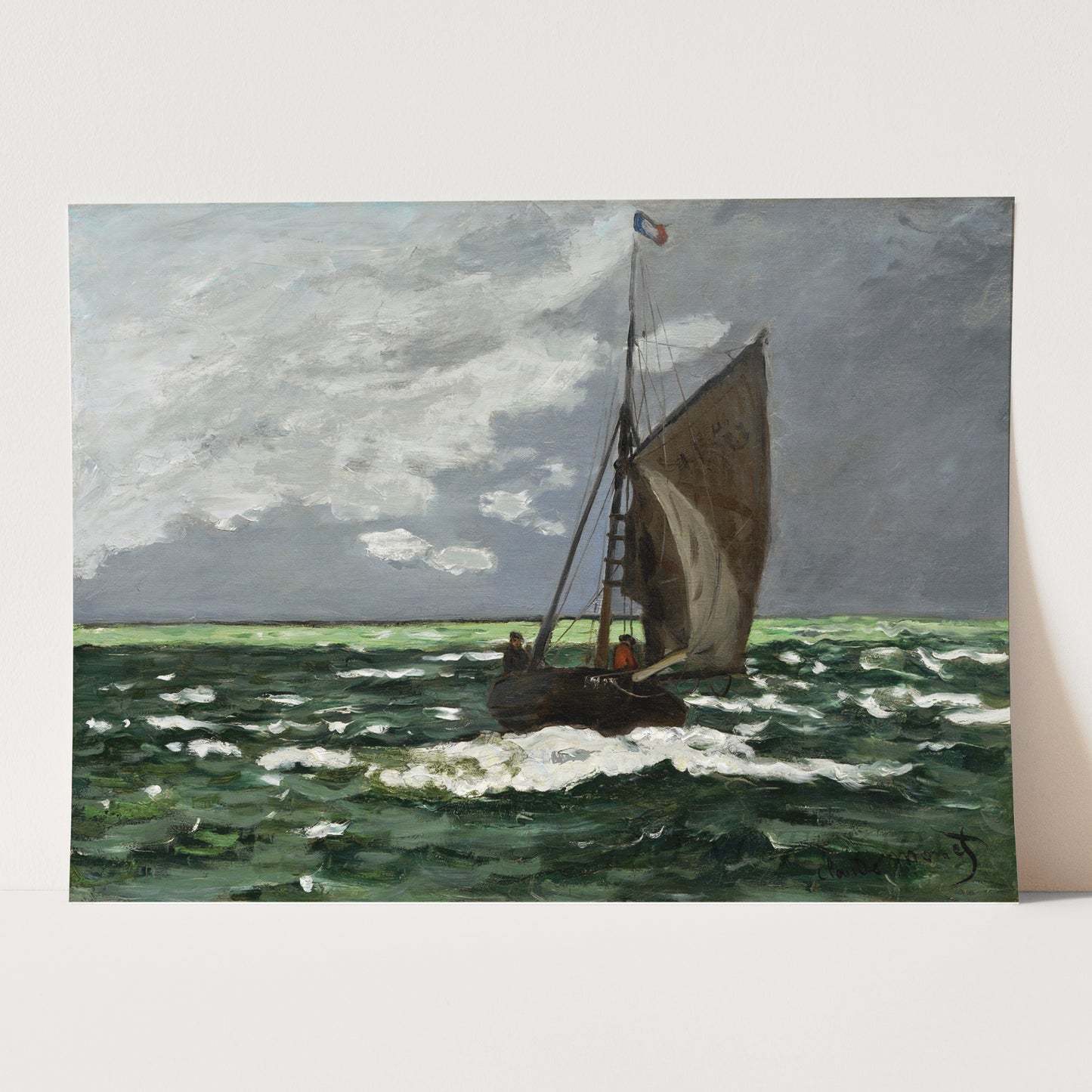 Seascape, Storm (1866) by Claude Monet