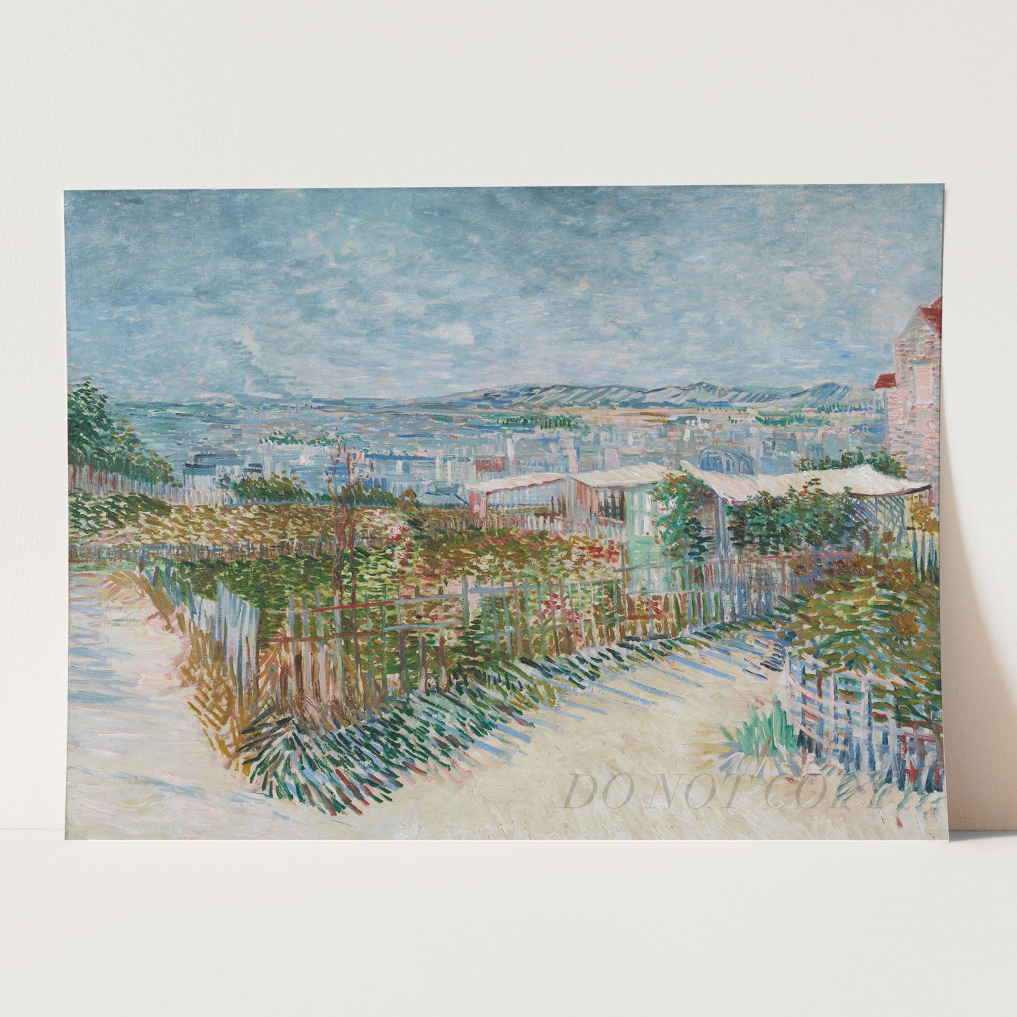 Montmartre: Behind the Moulin de la Galette (1887) by Van Gogh