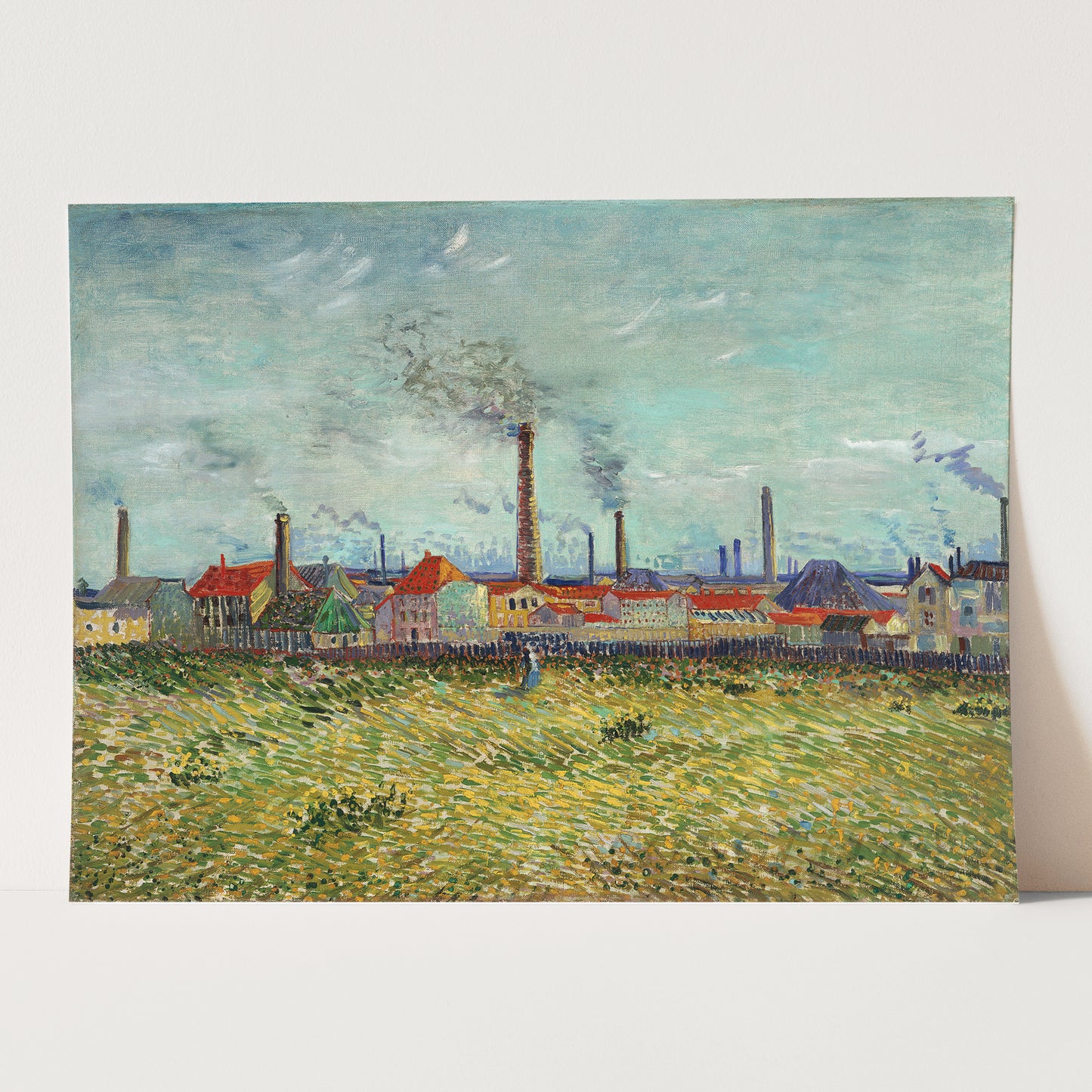 Factories at Clichy (1887) by Van Gogh