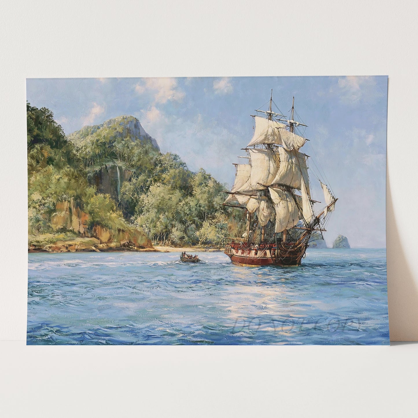 Treasure Island Cocos by Montague Dawson