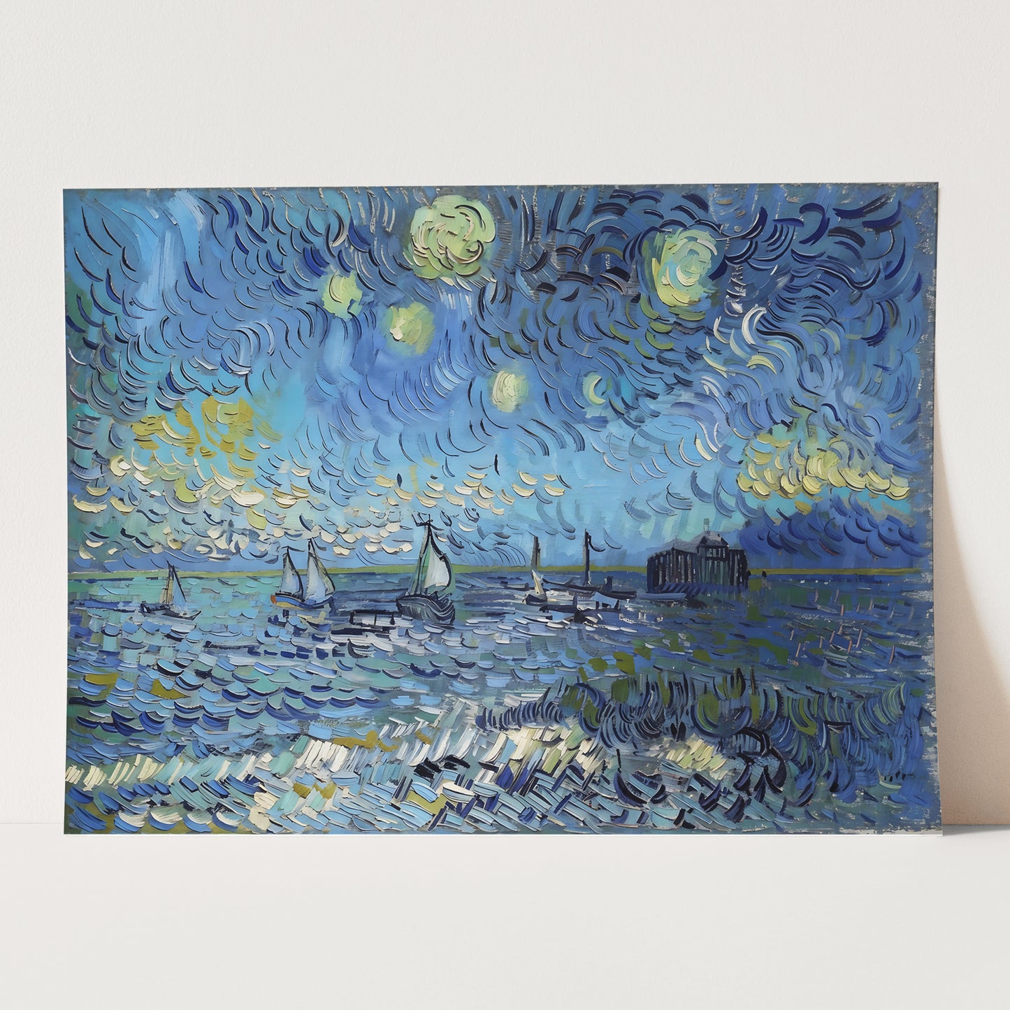Seascape Van Gogh Style