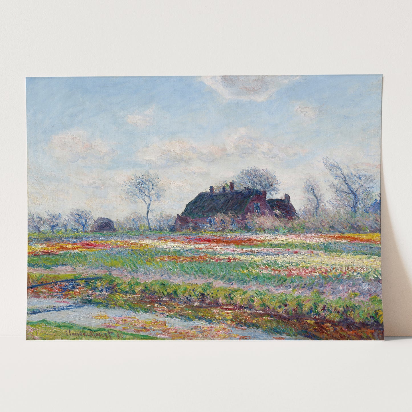 Tulip Fields at Sassenheim (1886) by Claude Monet