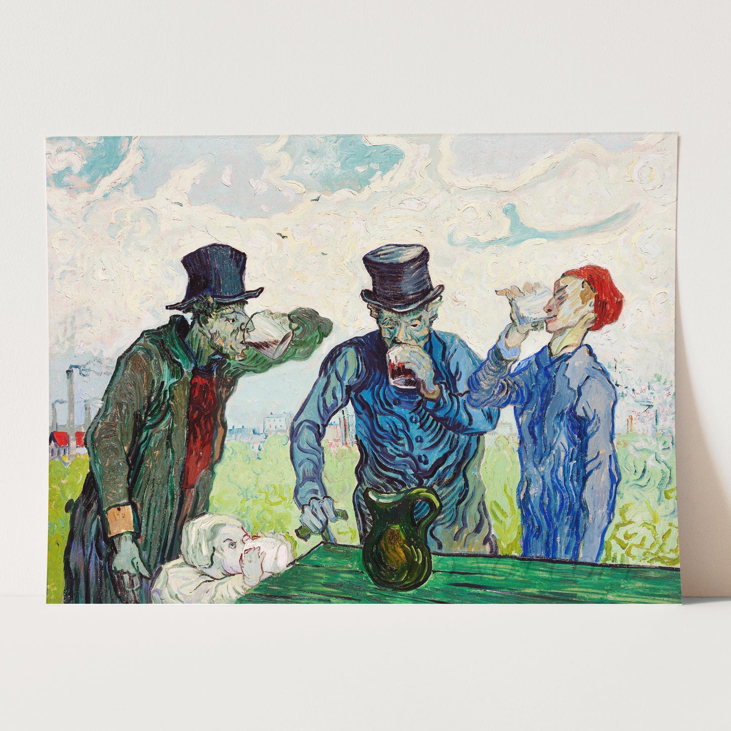 The Drinkers (1890) by Van Gogh