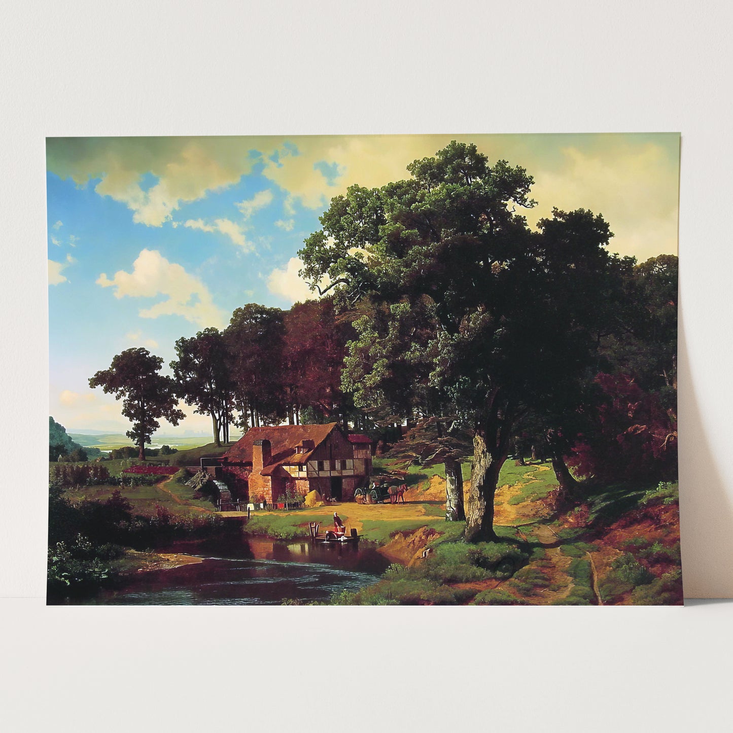 Rustic Mill by Albert Bierstadt