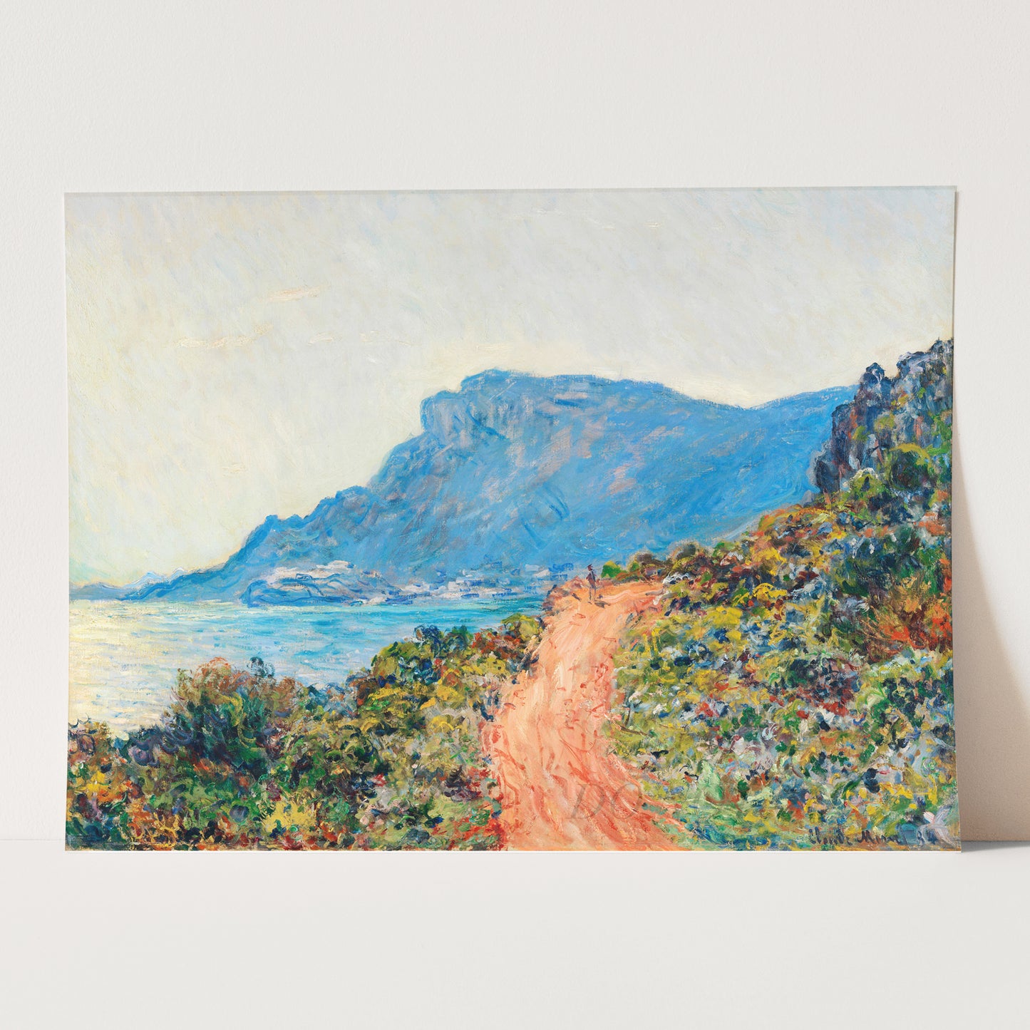 The Corniche near Monaco (1884) by Claude Monet